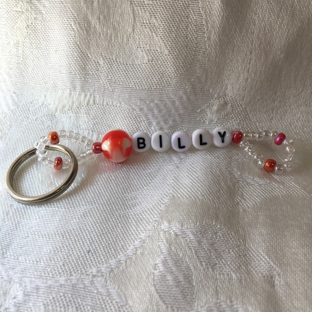 Billy personalized keychain-NEW-hand made